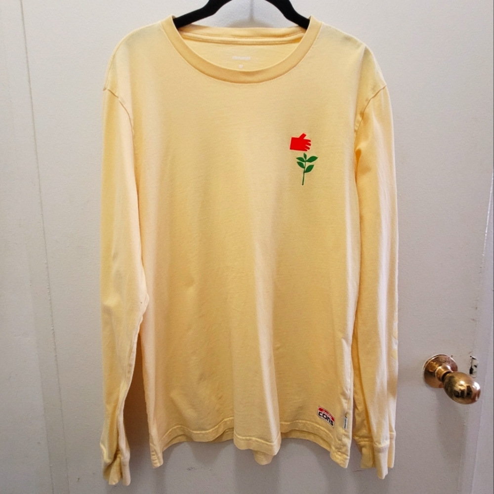 Converse Yellow Long Sleeve T-Shirt